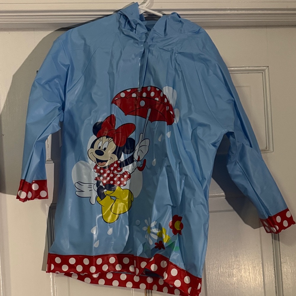 Disney Blue Minnie Mouse Raincoat for Kids